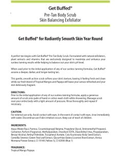 PRO TAN® STEP 1 GET BUFFED® PRE-TAN BODY SCRUB 2
