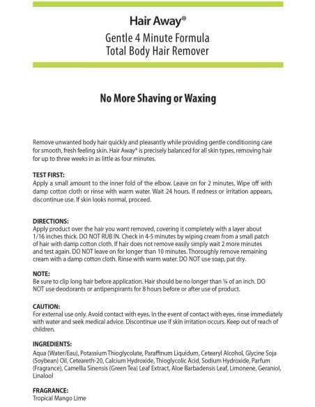Hair Away 237 ml