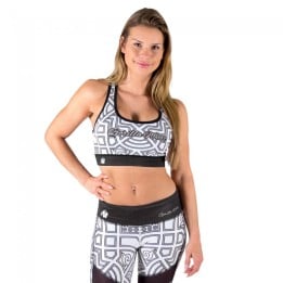 GW PUEBLO SPORT BRA - BLACK/WHITE