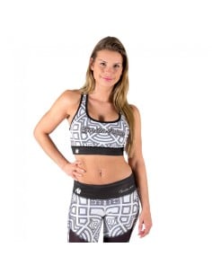 GW PUEBLO SPORT BRA - BLACK/WHITE