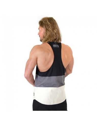 Nevada Stringer Tank Top - Black/Gray