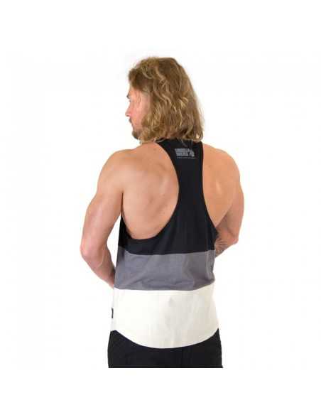 Nevada Stringer Tank Top - Black/Gray