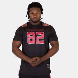 Fresno T-shirt - Black/Red
