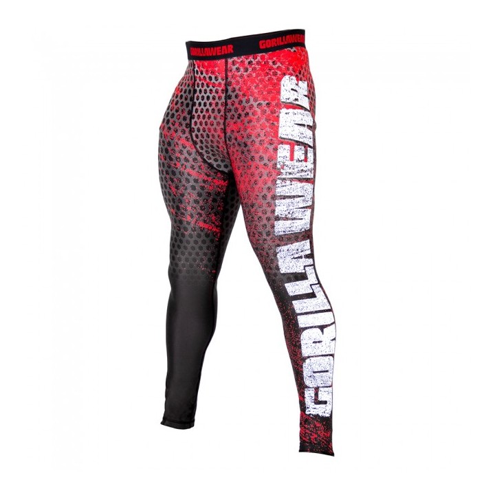 Bruce Men's Tights - Black/Red