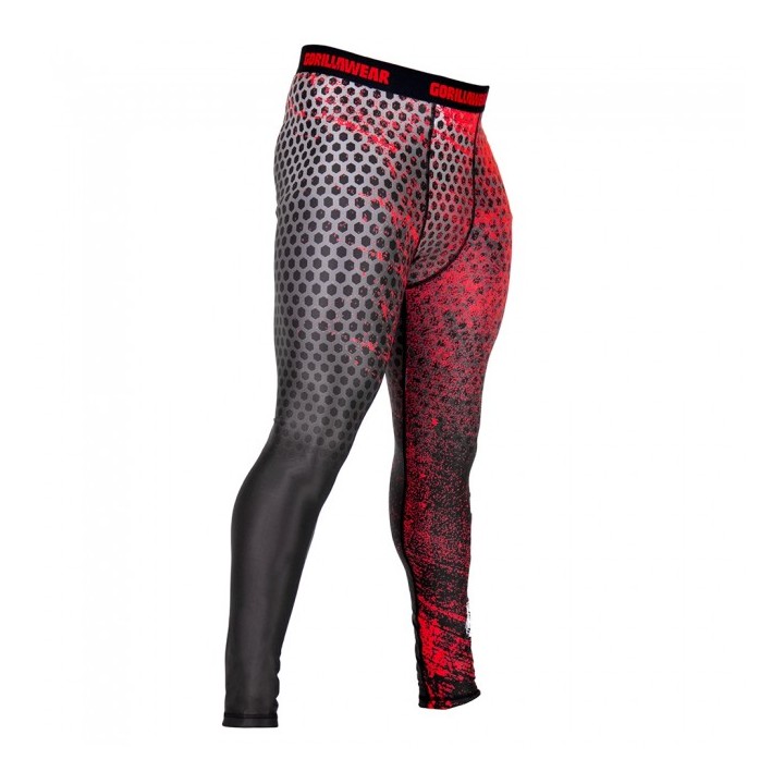 Bruce Men's Tights - Black/Red