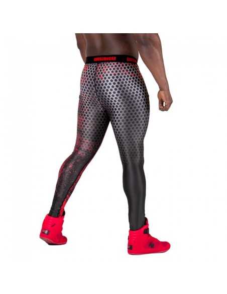 Bruce Men's Tights - Black/Red