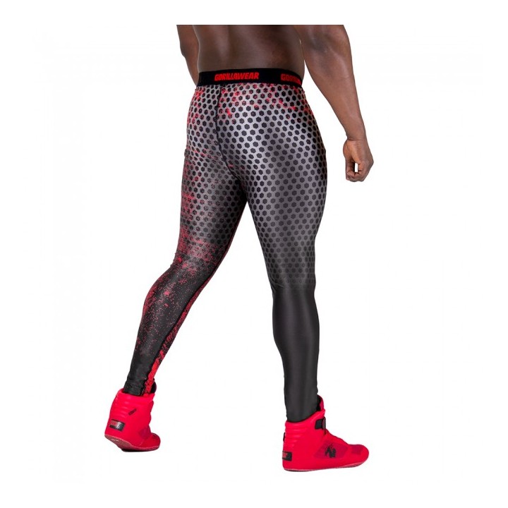 Bruce Men's Tights - Black/Red