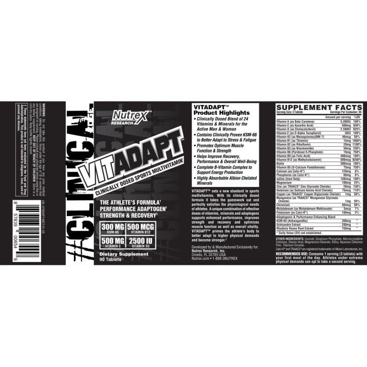 NUTREX VITADAPT 90 CAPS