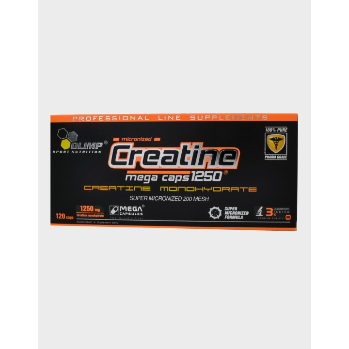 Creatine Mega Caps 1250 120 cps