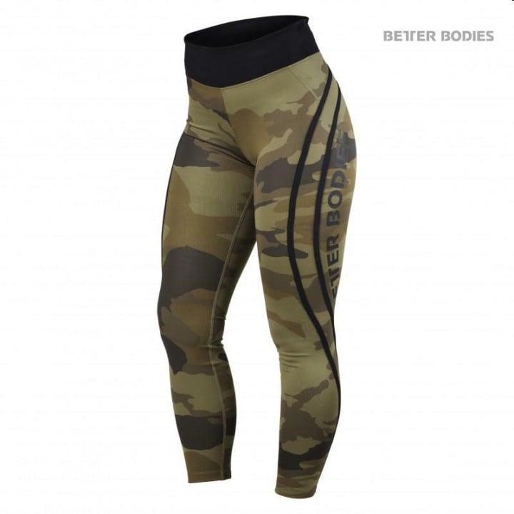Camo high tights
