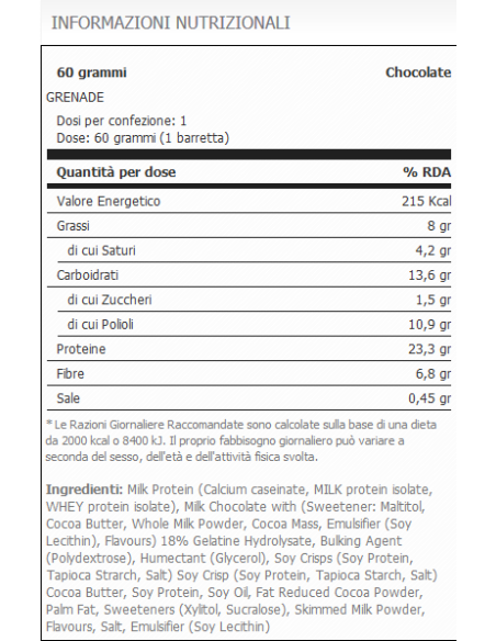 Carb Killa Bar 12x60 gr