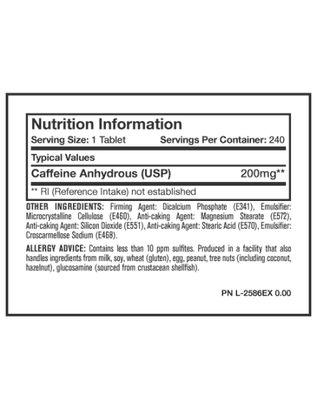 MUTANT CORE SERIES CAFFEINE 240 TABS