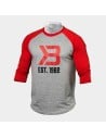Red/Grey Melange / S